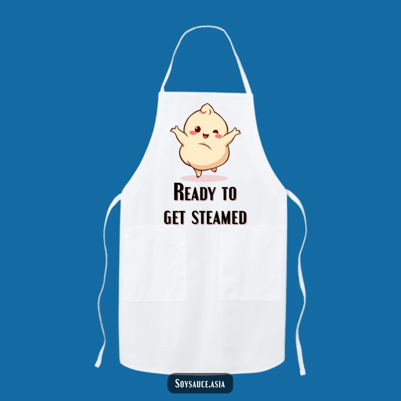 Funny Dancing Dumpling Chef Apron - Cook with Fun & Flair
