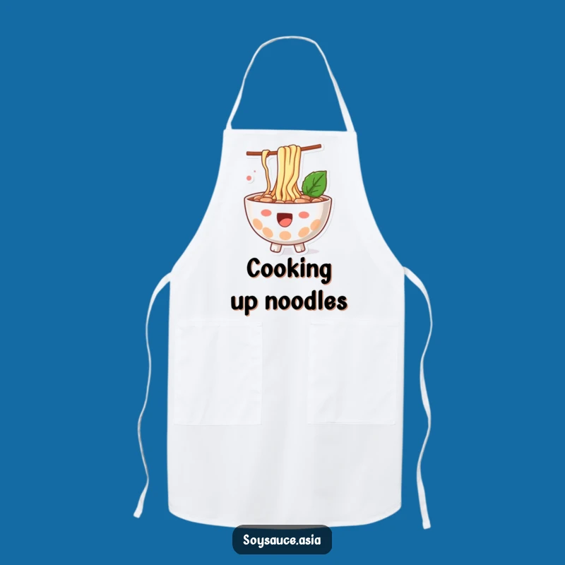 Funny Ramen Splash Apron: Cook with Noodle Enthusiasm & Style