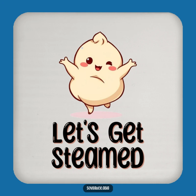 Funny Dancing Dumpling Coaster - Protect Surfaces with Wobbly Elegance