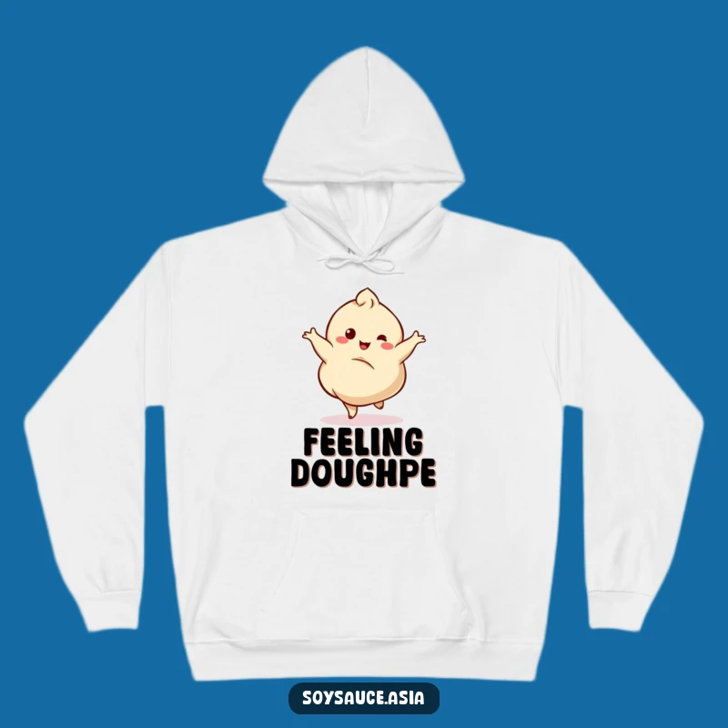 Cozy Funny Dancing Dumpling Hoodie - Warmth Meets Whimsy for a Delightful Gift