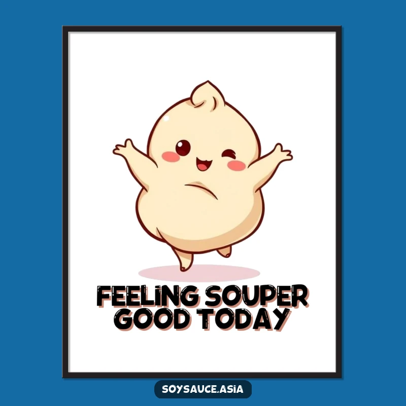 Funny Free Printable Dumpling Wall Art: Adorable Downloadable Decor for Kitchens!