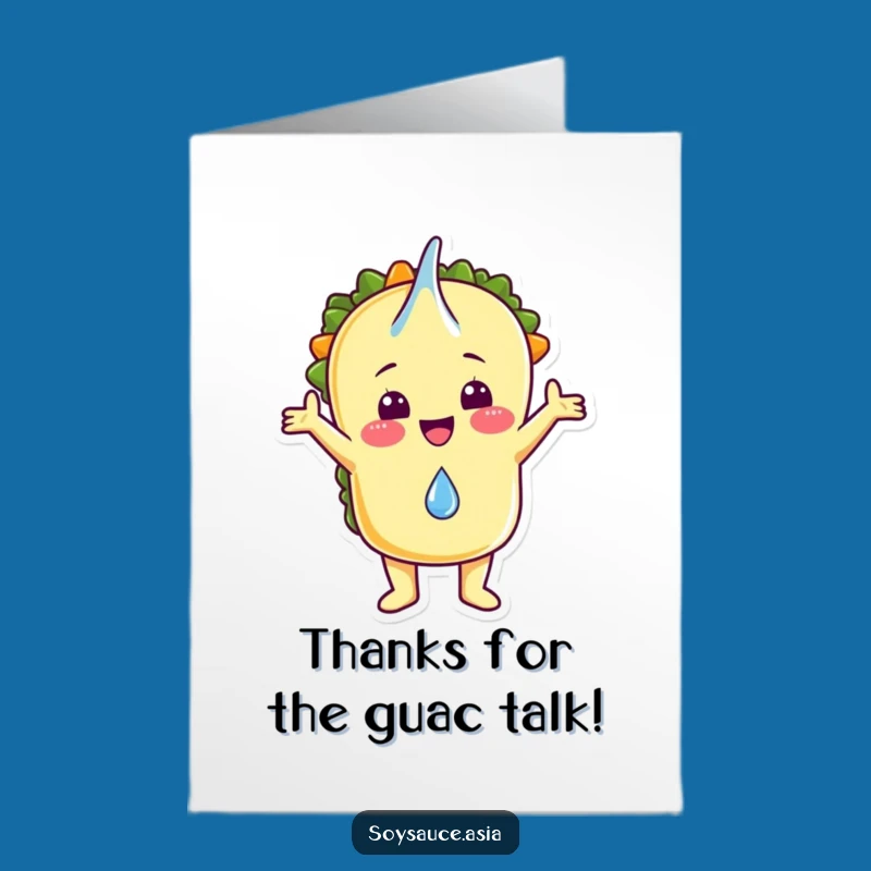 Free Printable Funny Taco Thank You Card: Express Gratitude Downloadable Humor!