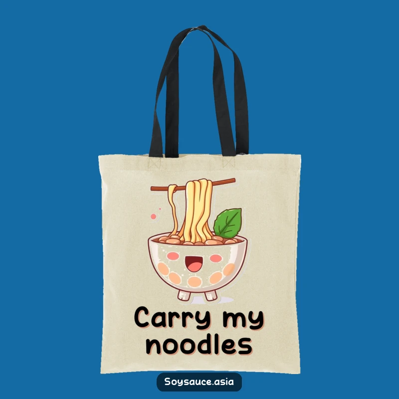 Funny Ramen Splash Tote Bag: Carry Your Noodles with Joy