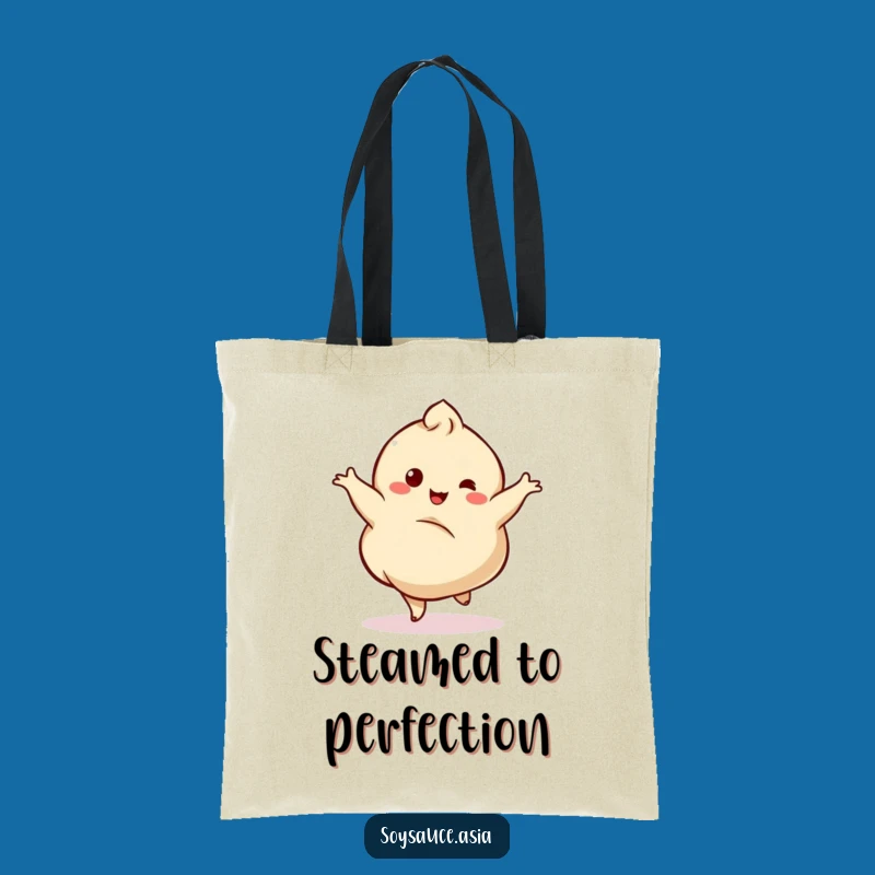 Funny Dancing Dumpling Tote Bag - Carry Your Essentials with Whimsical Style