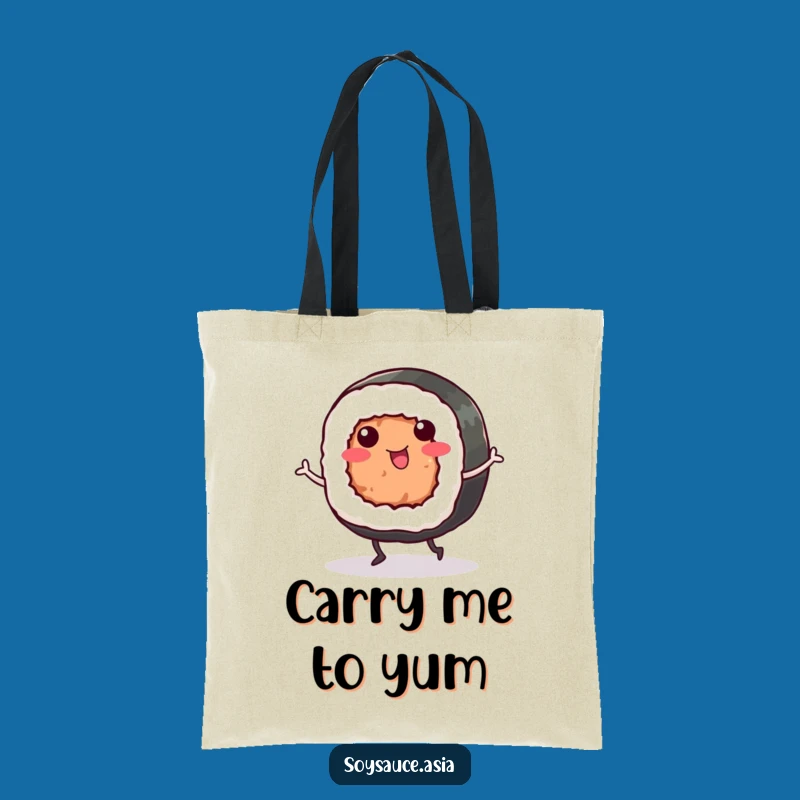 Funny Sushi Roll Tote Bag: Carry Delicious Fun, Chic & Funny Gift